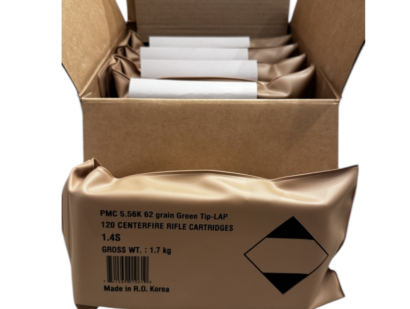 120rd PMC X-Tac Battle Pack 5.56mm 62gr Green Tip