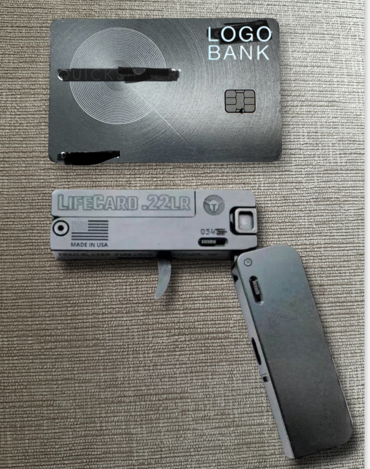 DISCREET CREDIT CARD SIZE: PISTOL 22LR TRAILBLAZER