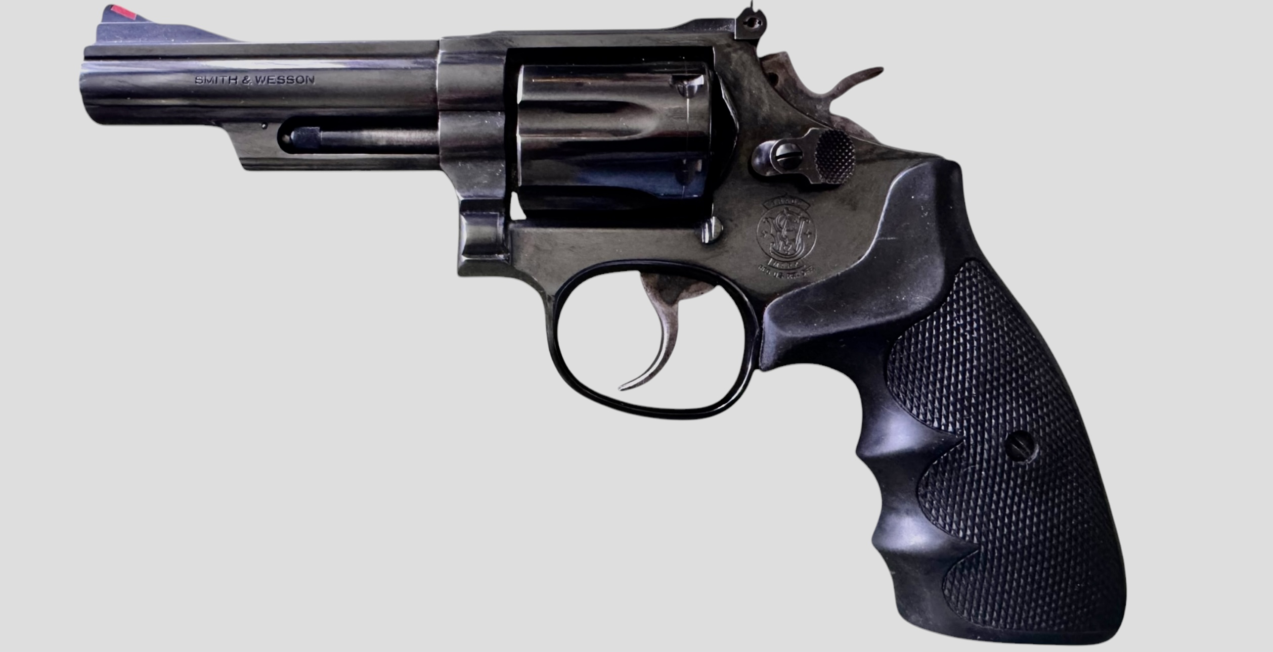 S&W MODEL 19-7 .357 MAGNUM + LEATHER HOLSTER