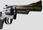 S&W MODEL 19-7 .357 MAGNUM + LEATHER HOLSTER