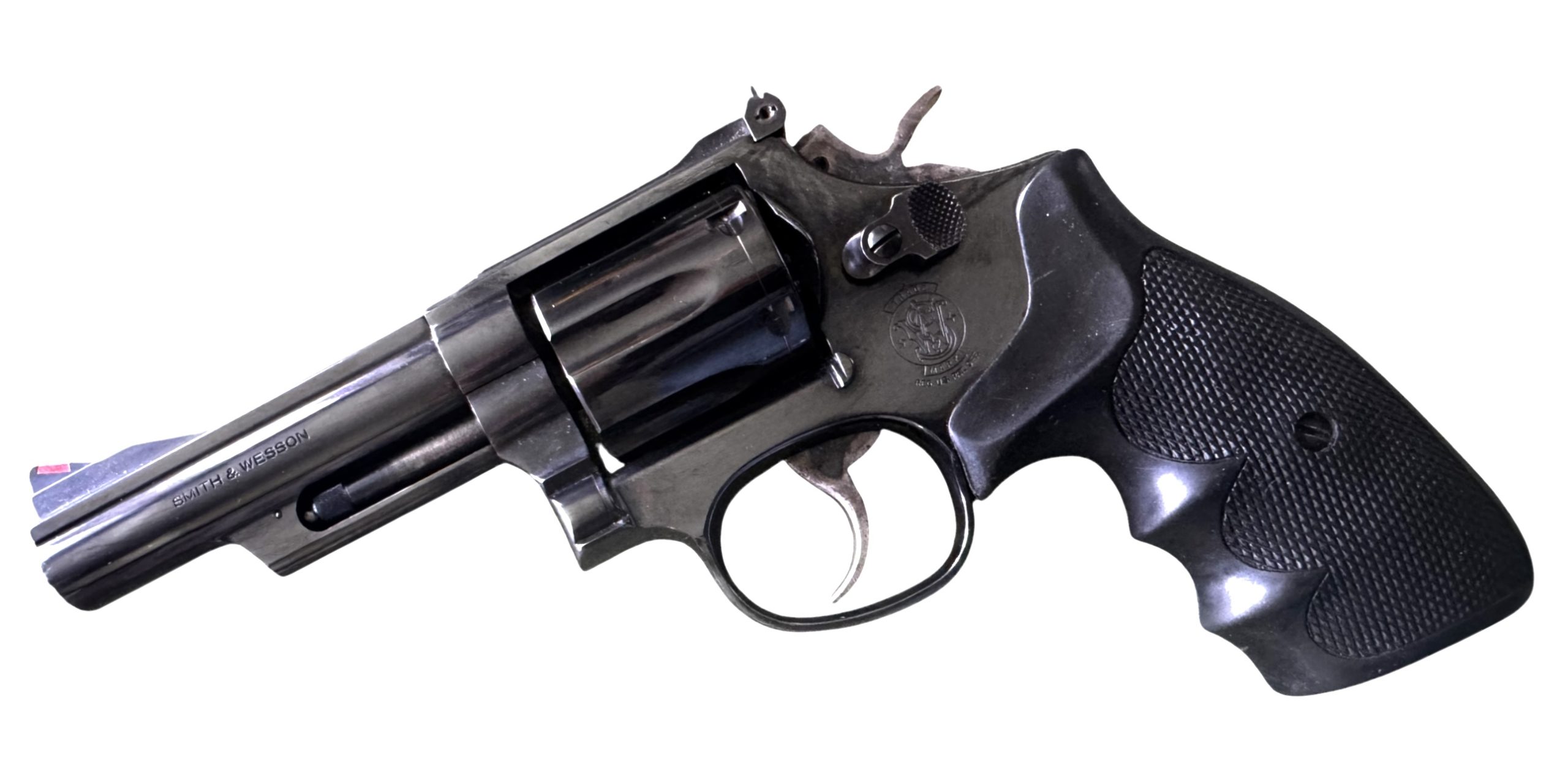 S&W MODEL 19-7 .357 MAGNUM + LEATHER HOLSTER