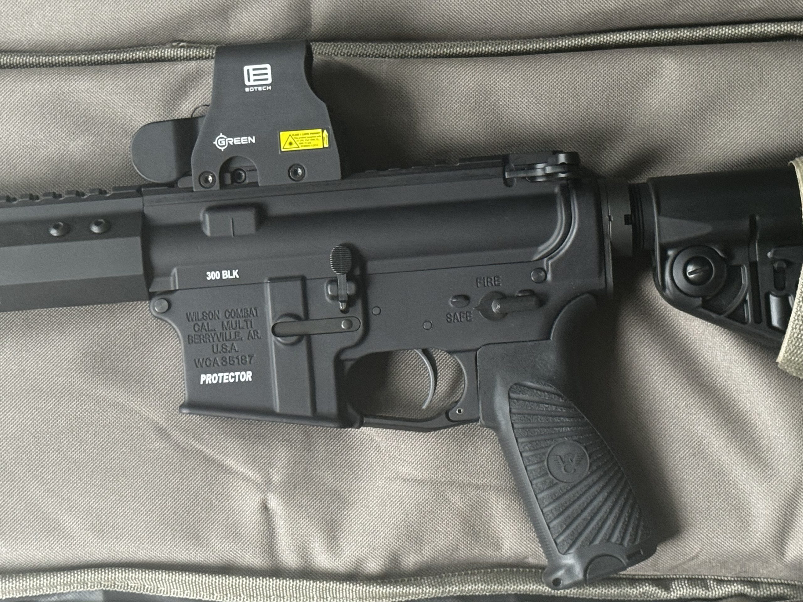 Wilson Combat Protector in .300 Blackout holographic sight